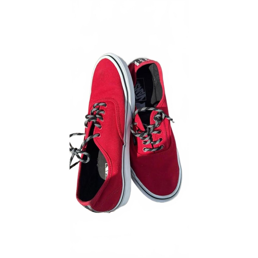 Vans Authentic Red‎ Canvas Sneakers Men 8.5 Women 10